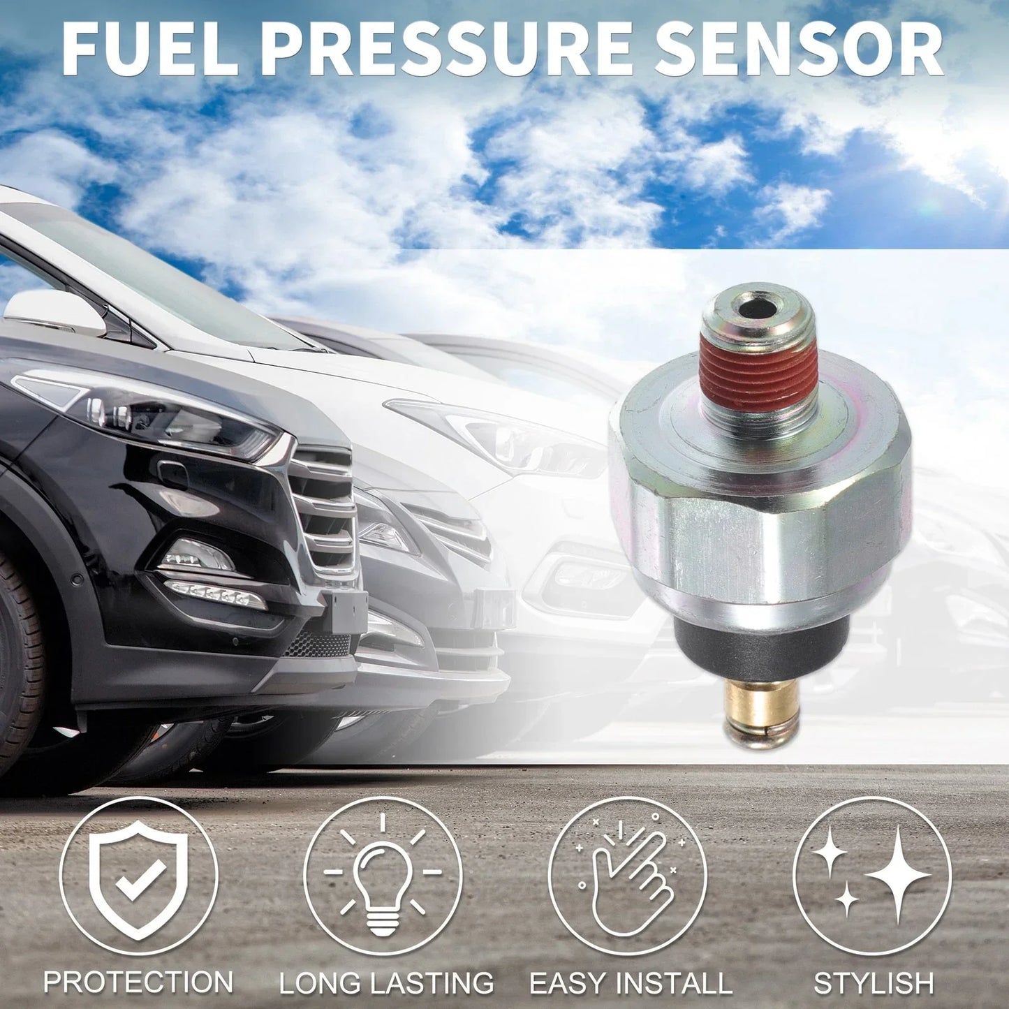 Fuel Pressure Sensor for Honda Accord (1998-2002) Durable Metal Component