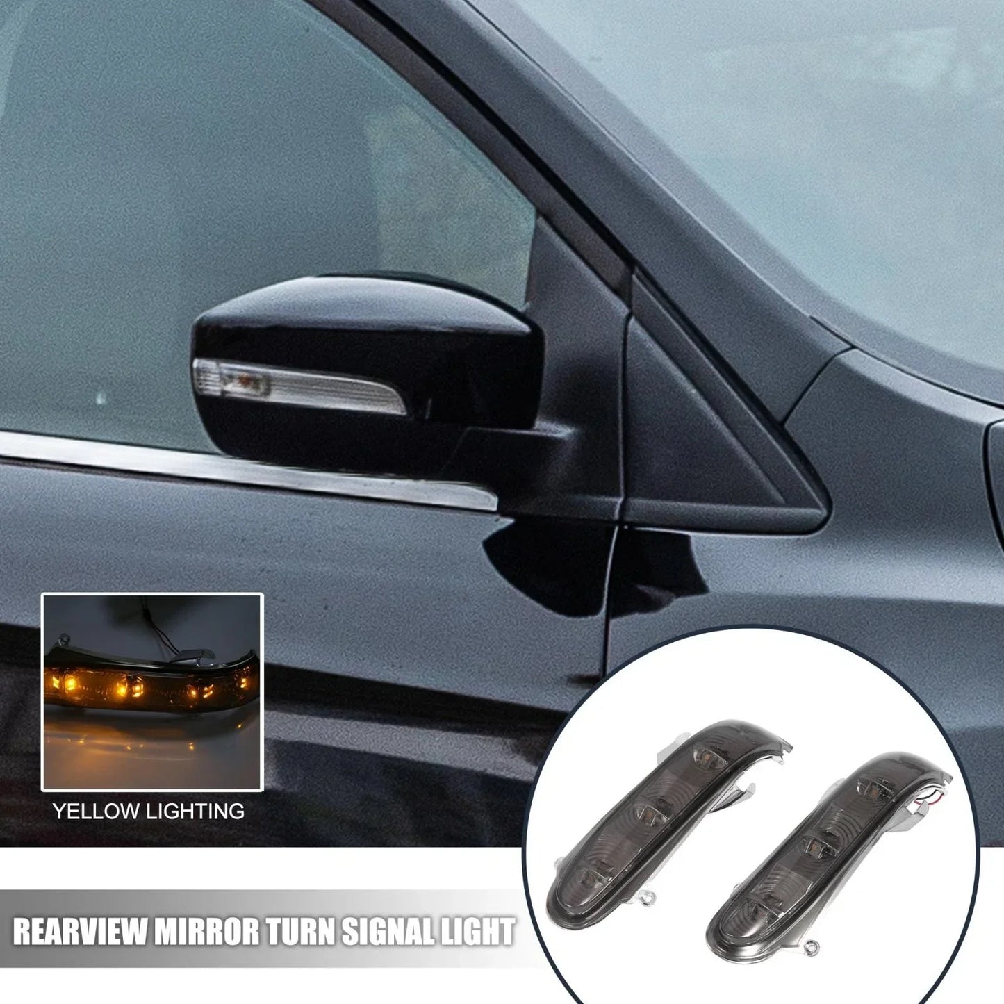 LED Door Mirror Turn Signal Light Lamp for Mercedes-Benz S-Class CL-Class (2007-2013)