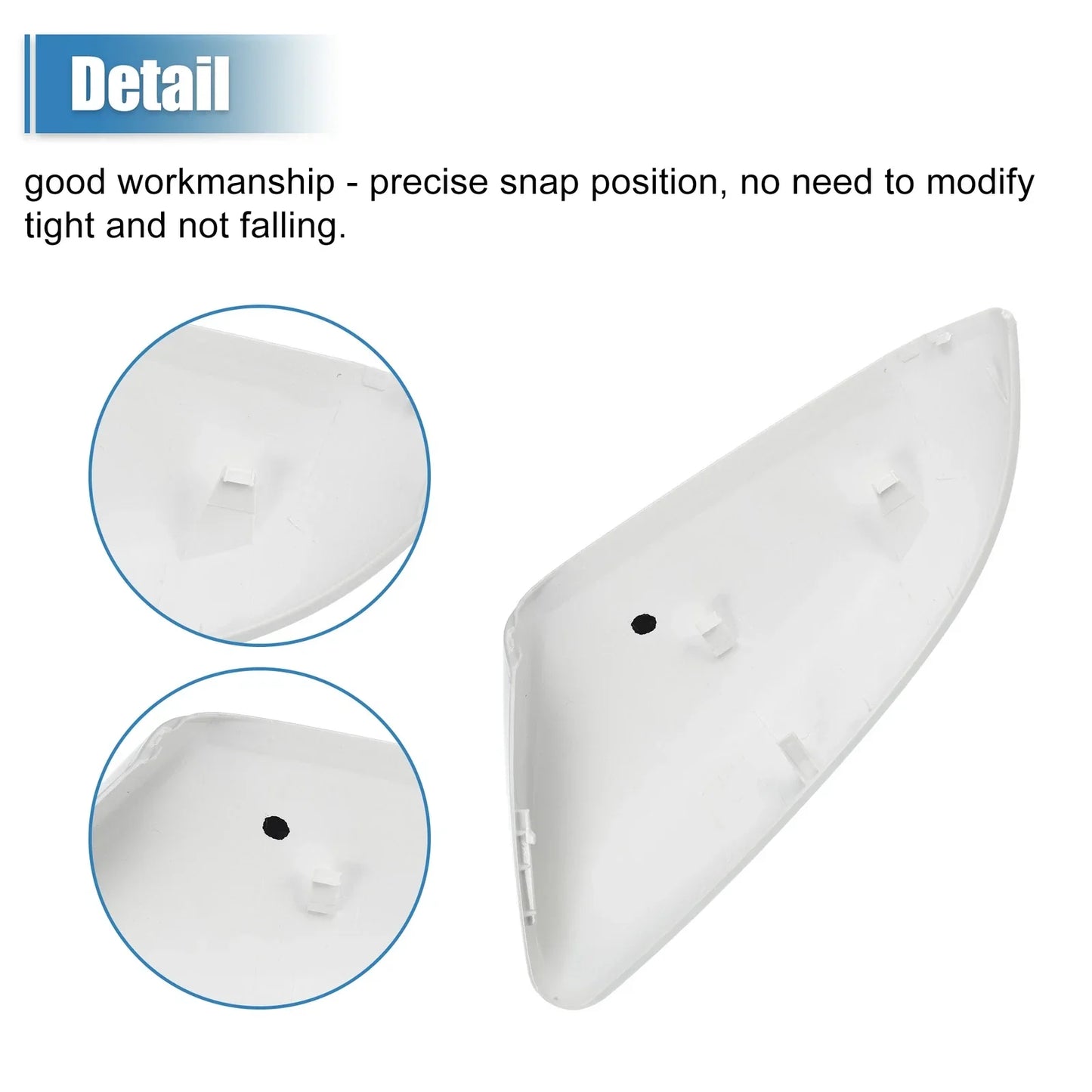 Right Side Mirror Corner Triangle Fender Cover for Honda Civic (2016-2021)