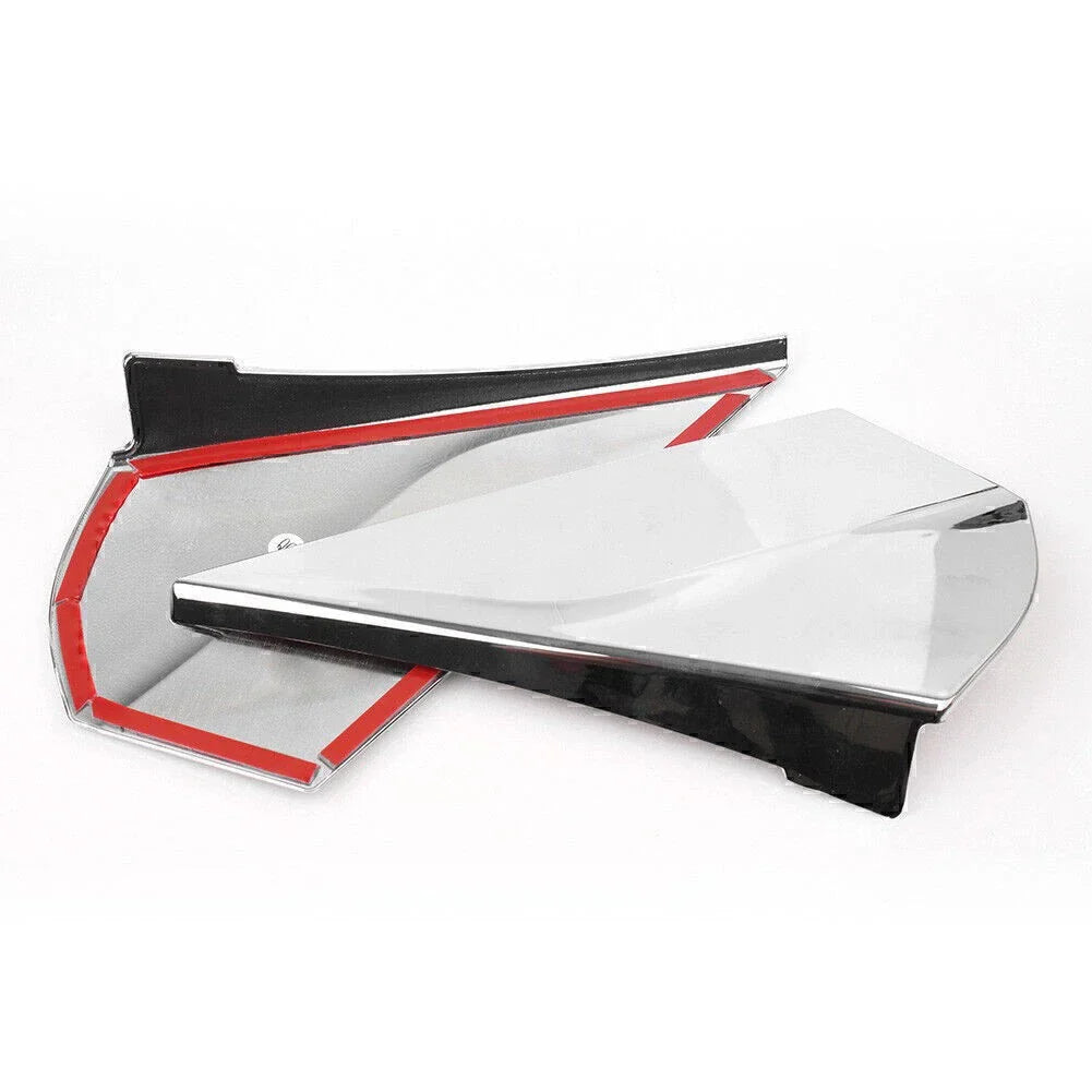 Chrome Rear Tail Side Window Spoiler Cover Trim for Toyota C-HR (2016-2022)