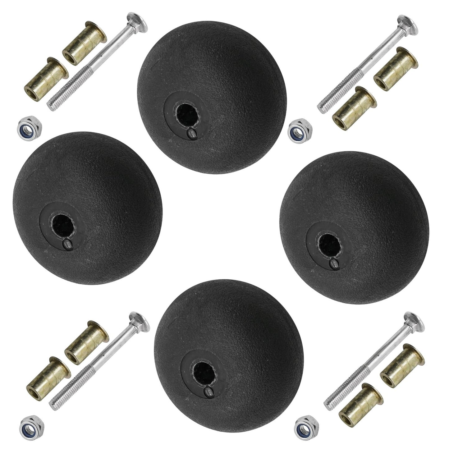 Anti Scalp Deck Wheel Roller Set for Scag SCR48 SCR48 48 inch (2014–2024)