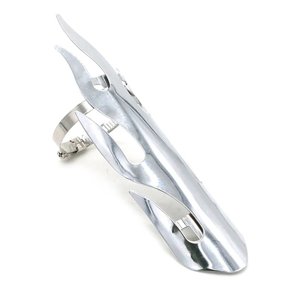 Muffler Pipe Heat Shield Cover for Motorcycle Chrome