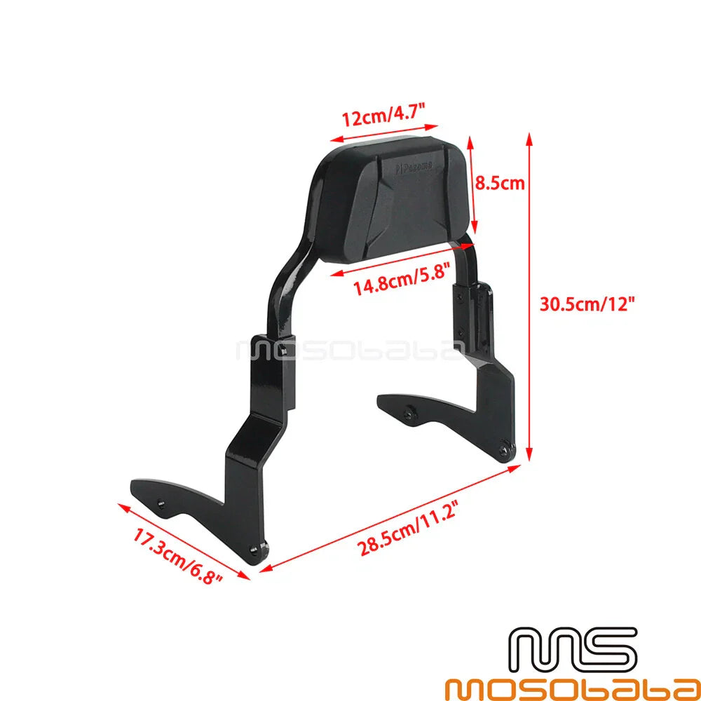 Sissy Bar Passenger Backrest for Harley Touring '14-Up FLHXST FLHRXS FLTRU FLHR