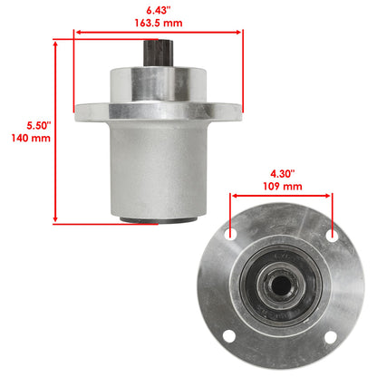 Deck Spindle Pulley 52 Inch for Hustler FasTrak and Super Mini Z (2018–2024)