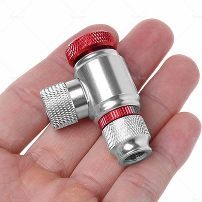 CO2 Inflator Cartridge Adapter for Bicycle Presta Valve