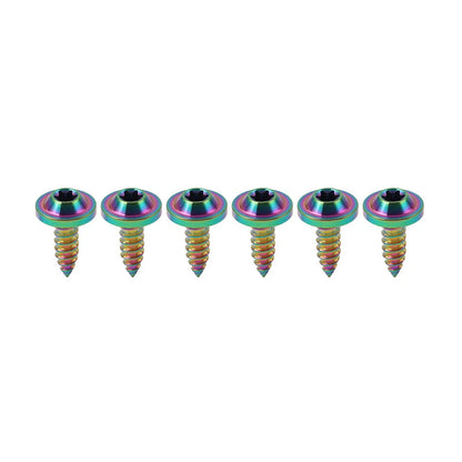 6 x M5x15mm Titanium Torx Head Self Tapping Screws Fasteners for Cars