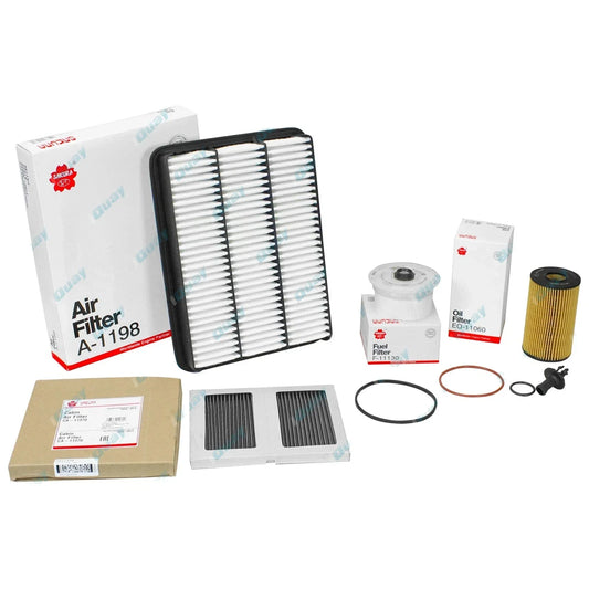 Air, Oil & Fuel Filter Kit for Landcruiser VDJ78 VDJ79 V8 1VD-FTV 4.5L