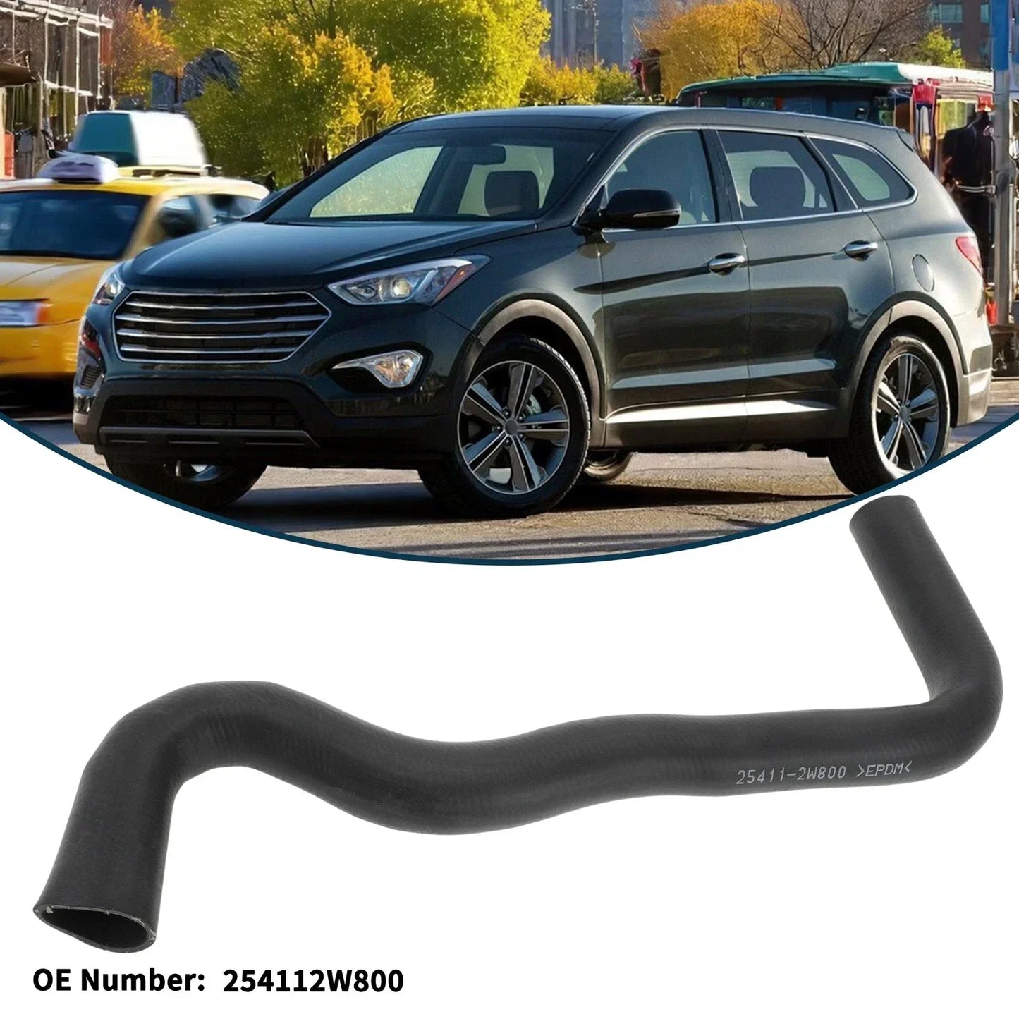 Radiator Hose for Hyundai Santa Fe 2013-2016 (2 x)