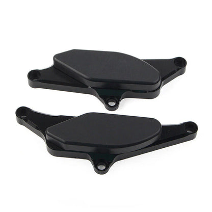 Black Engine Slider Crash Protector Pads for Yamaha Vmax 1700 (2009-2018)