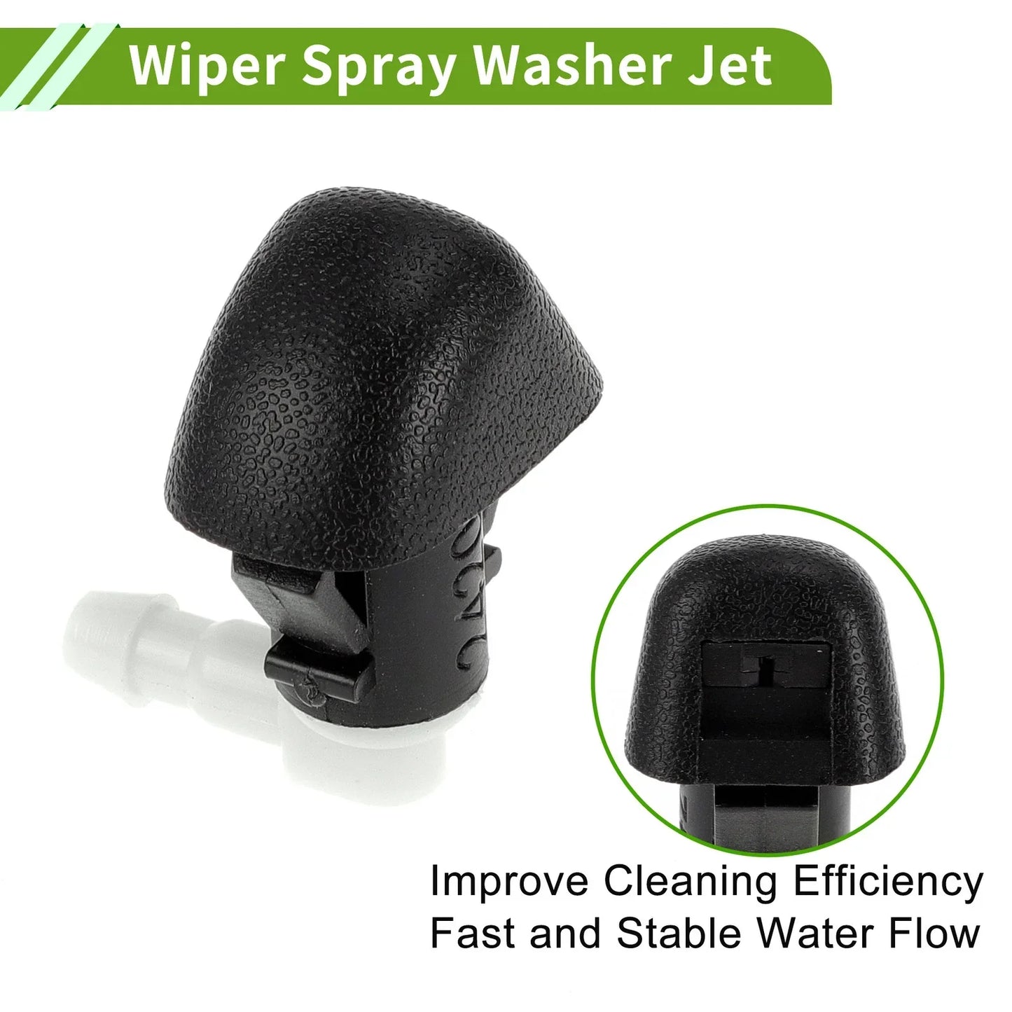 Windshield Washer Nozzle & 2 x Hose Connectors for Honda Odyssey