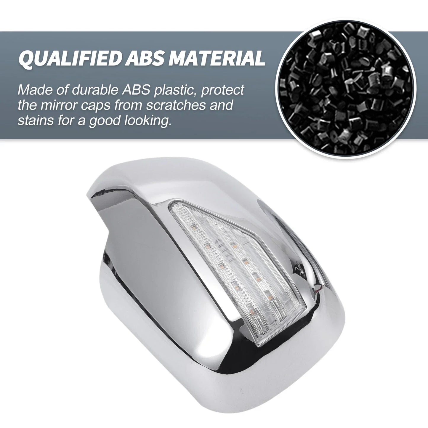 Rearview Mirror Cover Overlay Chrome Plated for Lexus RX330 RX300 (2003)