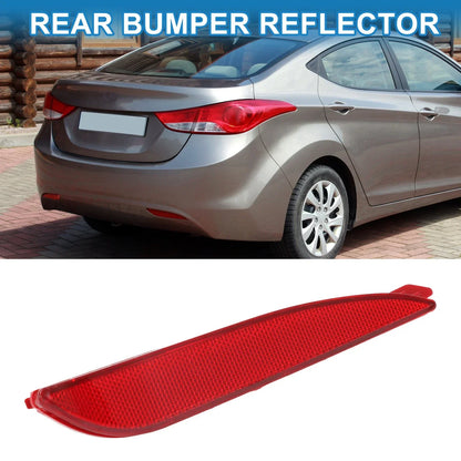 Rear Right Bumper Reflector for Hyundai Elantra (2011-2013) Red