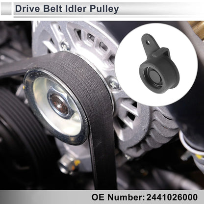 Drive Belt Idler Pulley for Kia Rio, Hyundai (2006-2011) - 1 x Quality Part