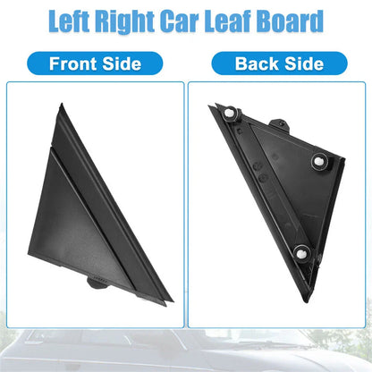 Matte Black Door Wing Mirror Covers for Fiat 500 (2012-2019)