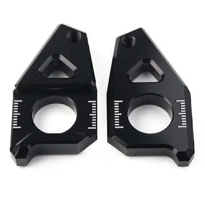 Motorcycle Axle Spindle Chain Adjuster Blocks for Yamaha YZF FZ8 FZ1 TMAX (2010-2017)