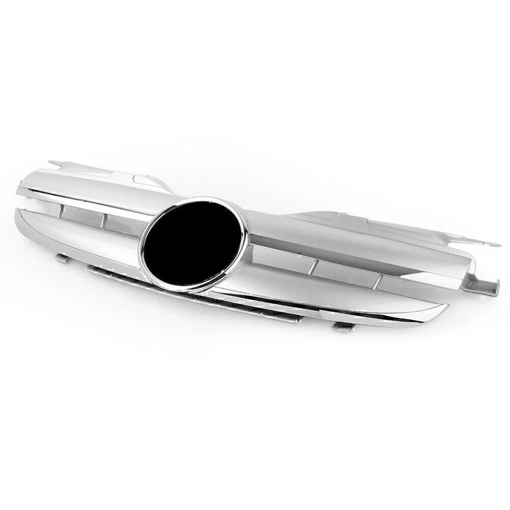 Silver Front Upper Grill for Mercedes Benz R170 SLK Class (1998-2004)
