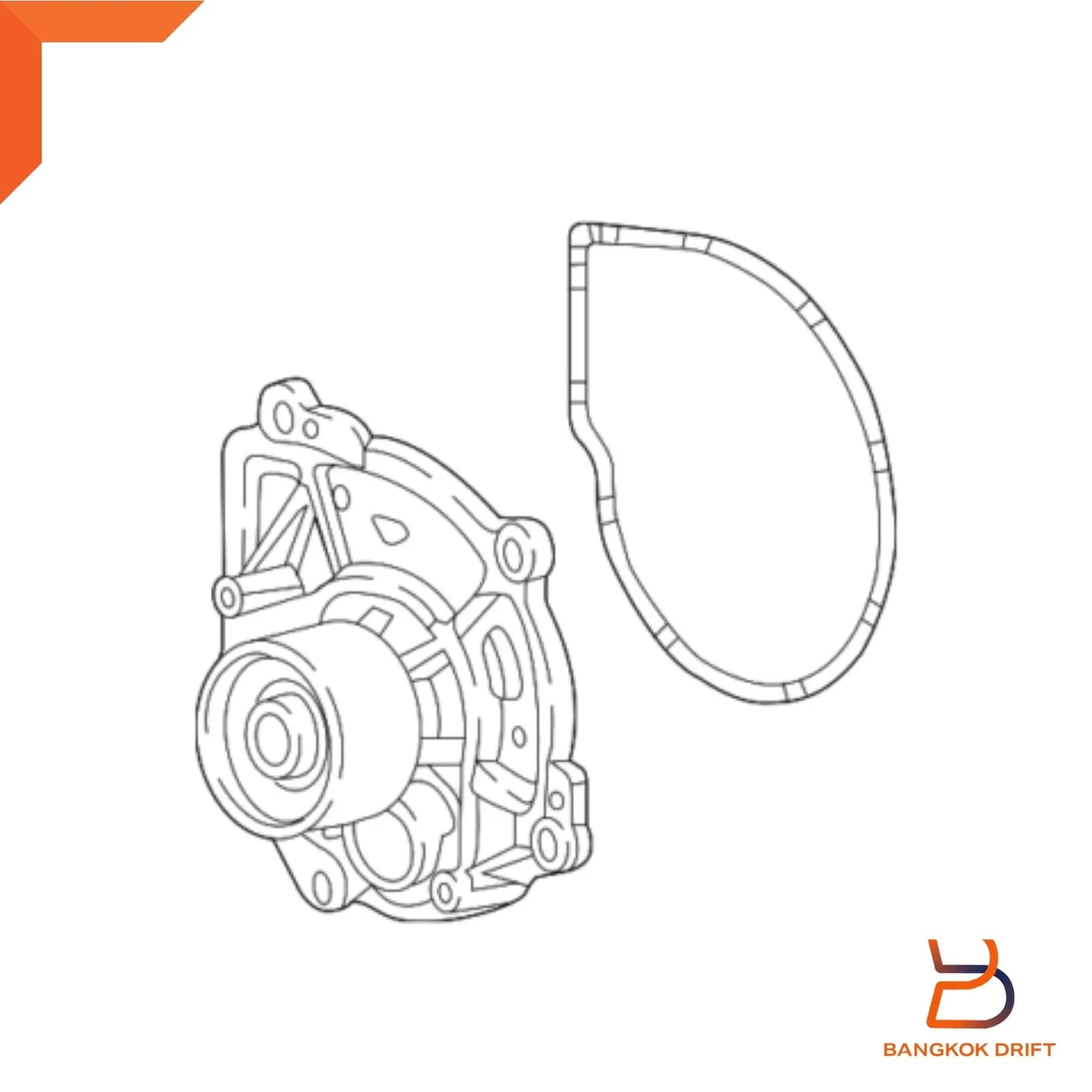 Water Pump & Gasket for Holden Colorado Trailblazer RG Diesel (2012-2020)