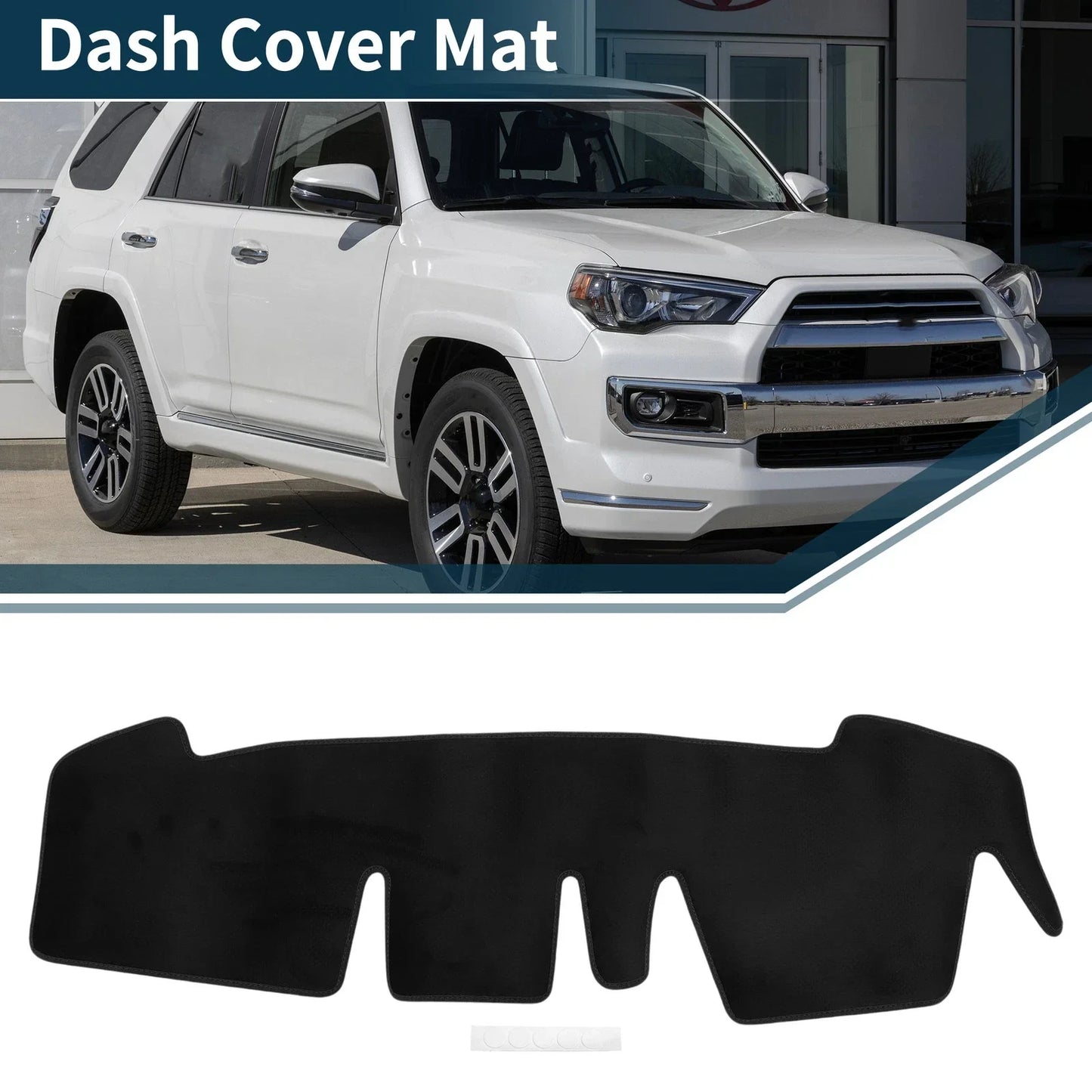 Dashboard Dash Cover Mat for Honda N-ONE JG3 JG4 Sun Protector Black (2012-2020)