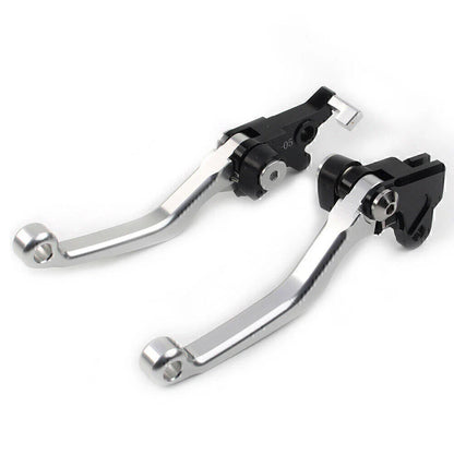 Silver CNC Pivot Brake Clutch Levers for Honda XR250 XR400 (1995-2007)