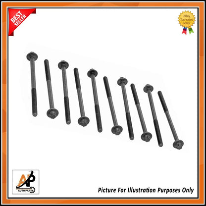 Cylinder Head Bolts OEM Replacement for BMW N47 B47 1.6 2.0 Diesel (2012–2018)