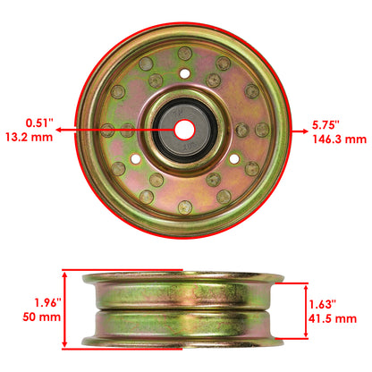 Deck Idler Pulley Heavy Duty for John Deere Z915B Z915E Z920M (2010–2019)