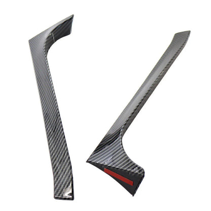 Carbon Fiber Rear Window Side Canard Splitter Trim for VW Golf 6 (2009-2013)