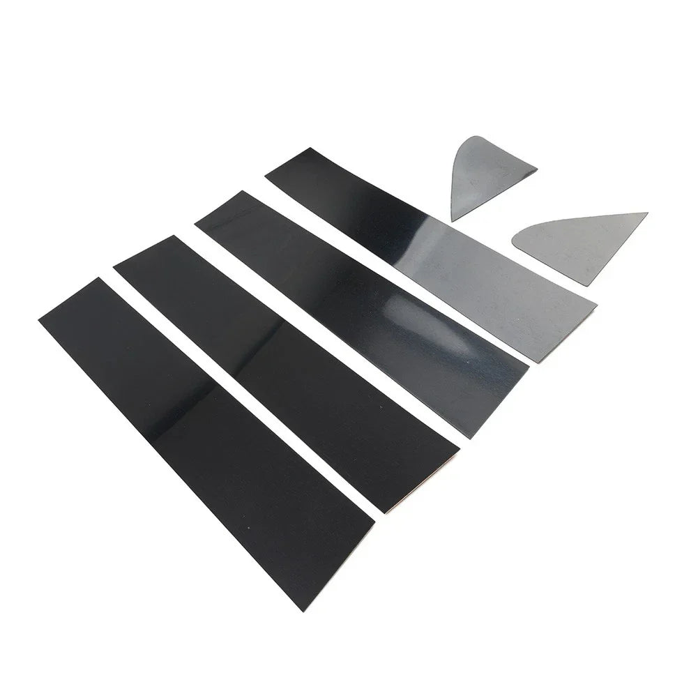 Black Window Pillar Post Door Trim for Chevrolet Silverado GMC Sierra 1500