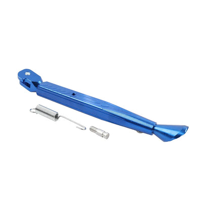 Blue CNC Adjustable Kickstand Foot for Motorcycle Universal Support