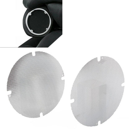 Mesh Rear Passenger Speaker Grille Covers for Harley Touring (2014-2023)