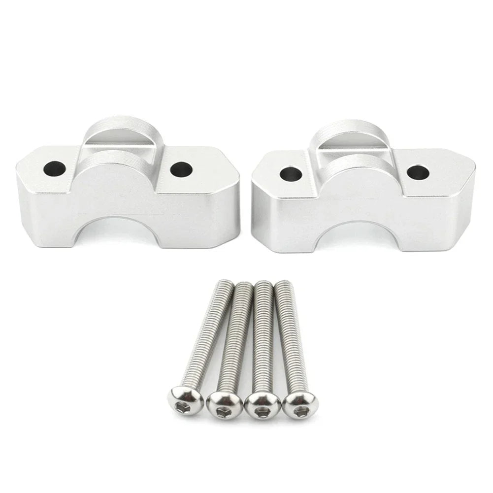 Handlebar Riser Clamp for BMW R 1300 GS (2023-2024) Silver