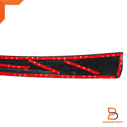 Black Rear Bumper Step Scuff Plate Cover for Mitsubishi Pajero Sport (2019-23)
