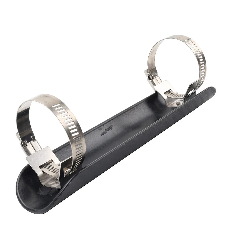 Universal Exhaust Muffler Pipe Heat Shield Cover for Motor Black/Silver