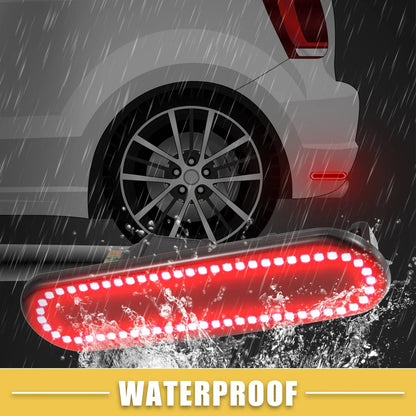 Rear LED Side Marker Light for Honda Civic (2016-2021) - 2 x Red Black Covers