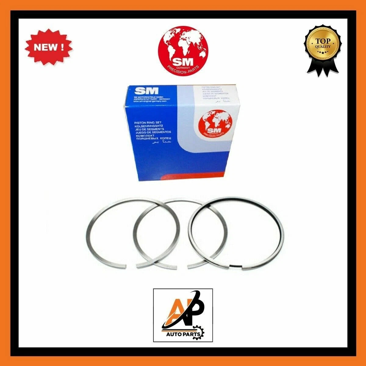 Engine Piston Rings Set Replacement for Toyota Prius Yaris Vitz 1.5 (2010–2018)