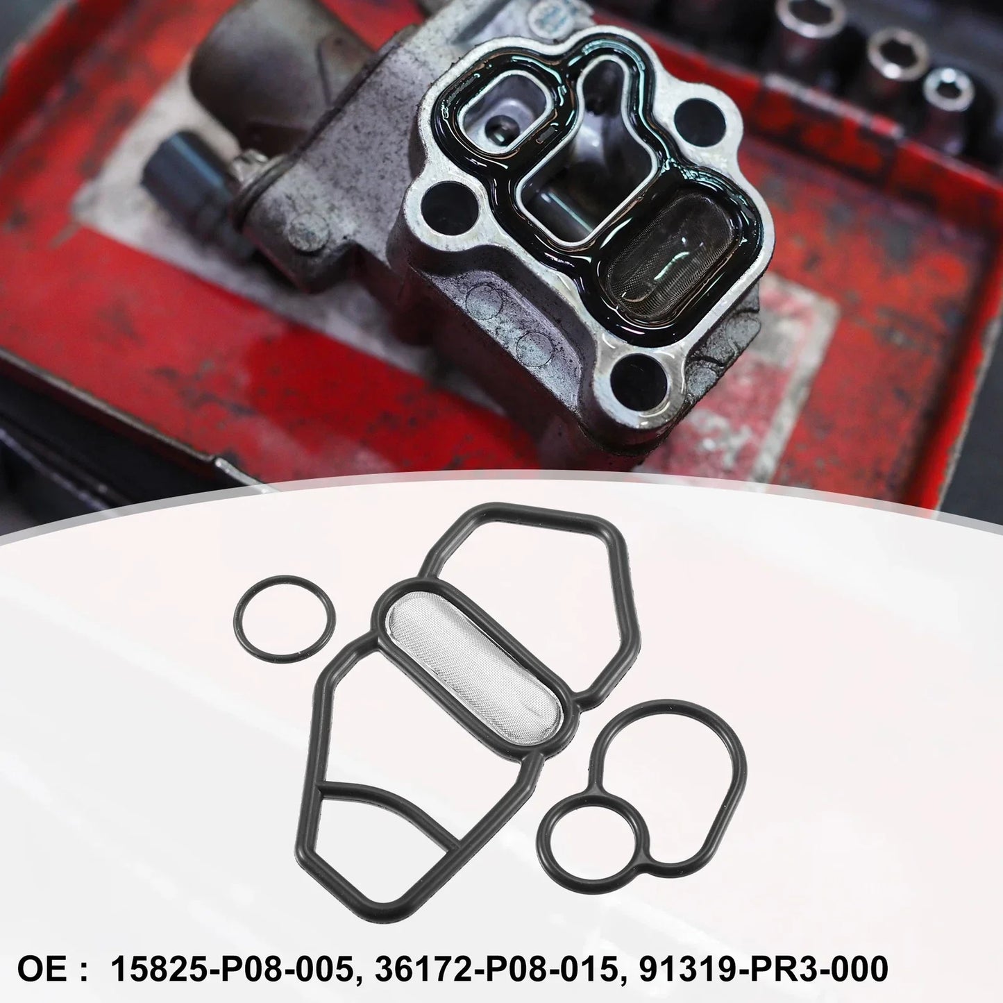 VTEC Solenoid Gasket & Filter Set for Honda Civic Del Sol (1992-2000)
