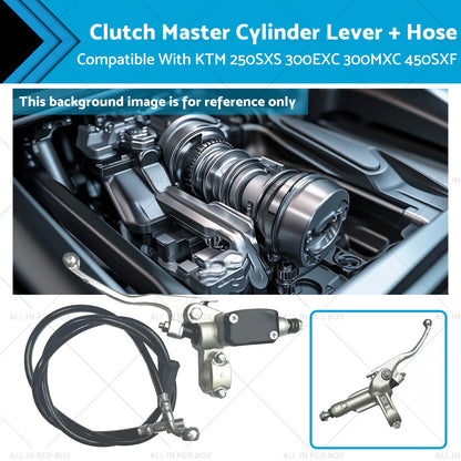 Clutch Master Cylinder Lever + Hose for KTM 250SXS 300EXC 300MXC 450SXF (2003-2023)