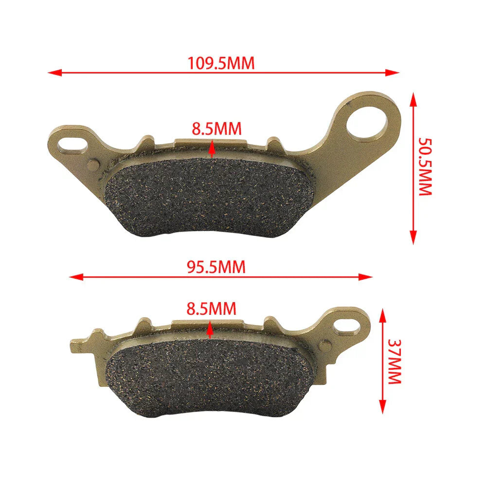 Front Brake Pads for YAMAHA YBR 125, HONLEY HD1 HD2 HD3 125