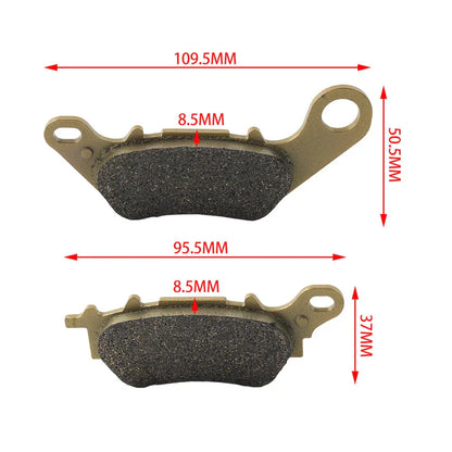 Front Brake Pads for YAMAHA YBR 125, HONLEY HD1 HD2 HD3 125