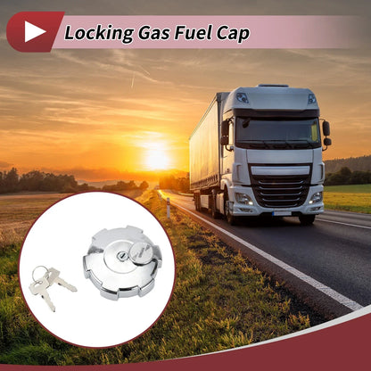 Locking Gas Cap with 2 Keys for Volvo, Scania, Iveco, Man