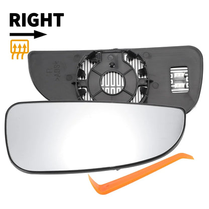 Heated Right Passenger Side Lower Mirror Glass for Dodge