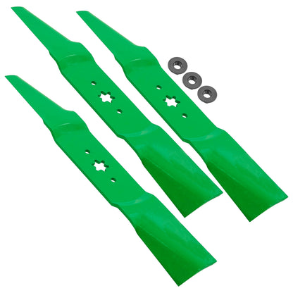Deck Blade and Nut Replacement for MTD 50 Inch High Lift (2000–2020)