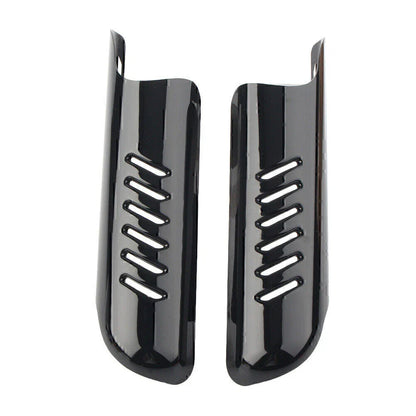 Fork Lower Leg Deflectors Shield Covers Black for Harley Touring FLHT (2000-2013)