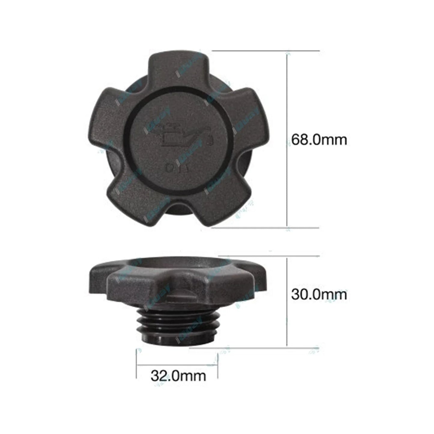 Engine Oil Filler Cap for Nissan Patrol MQ MQ / MK 2.8L 6 cyl L28 1981~1987