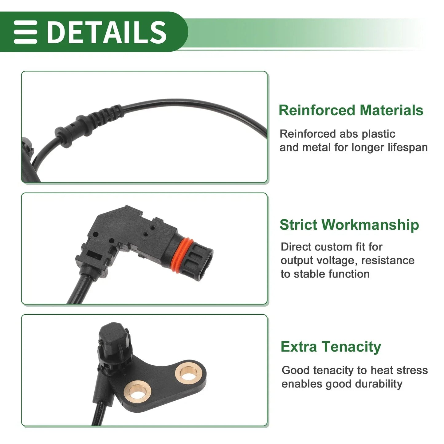 ABS Wheel Speed Sensor for Mercedes-Benz SLK 2003-2004