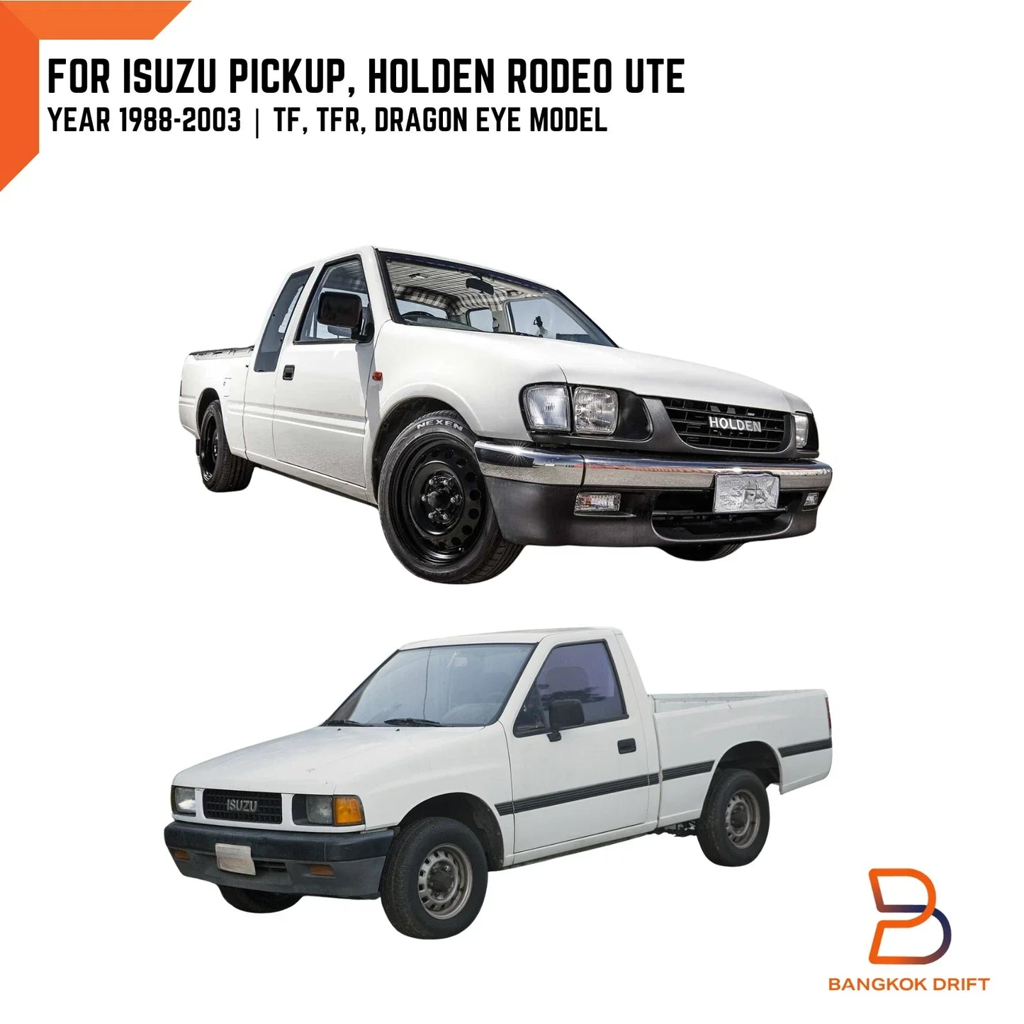 LH+RH Front Door Lock Latch Repair for Holden Rodeo TF Ute (88-03)