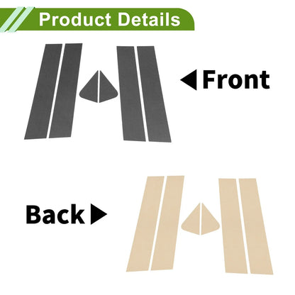 6 Pcs Carbon Fiber Window Trim for Chevy Trailblazer (2021-2024)