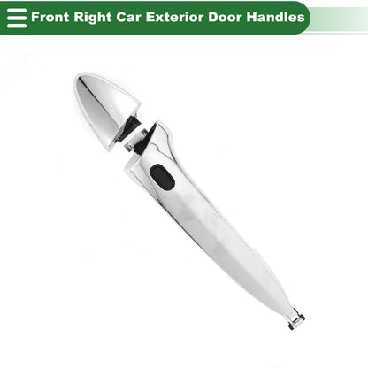 Front Right Exterior Door Handle for Lexus ES350 (2007-2012) Silver Tone