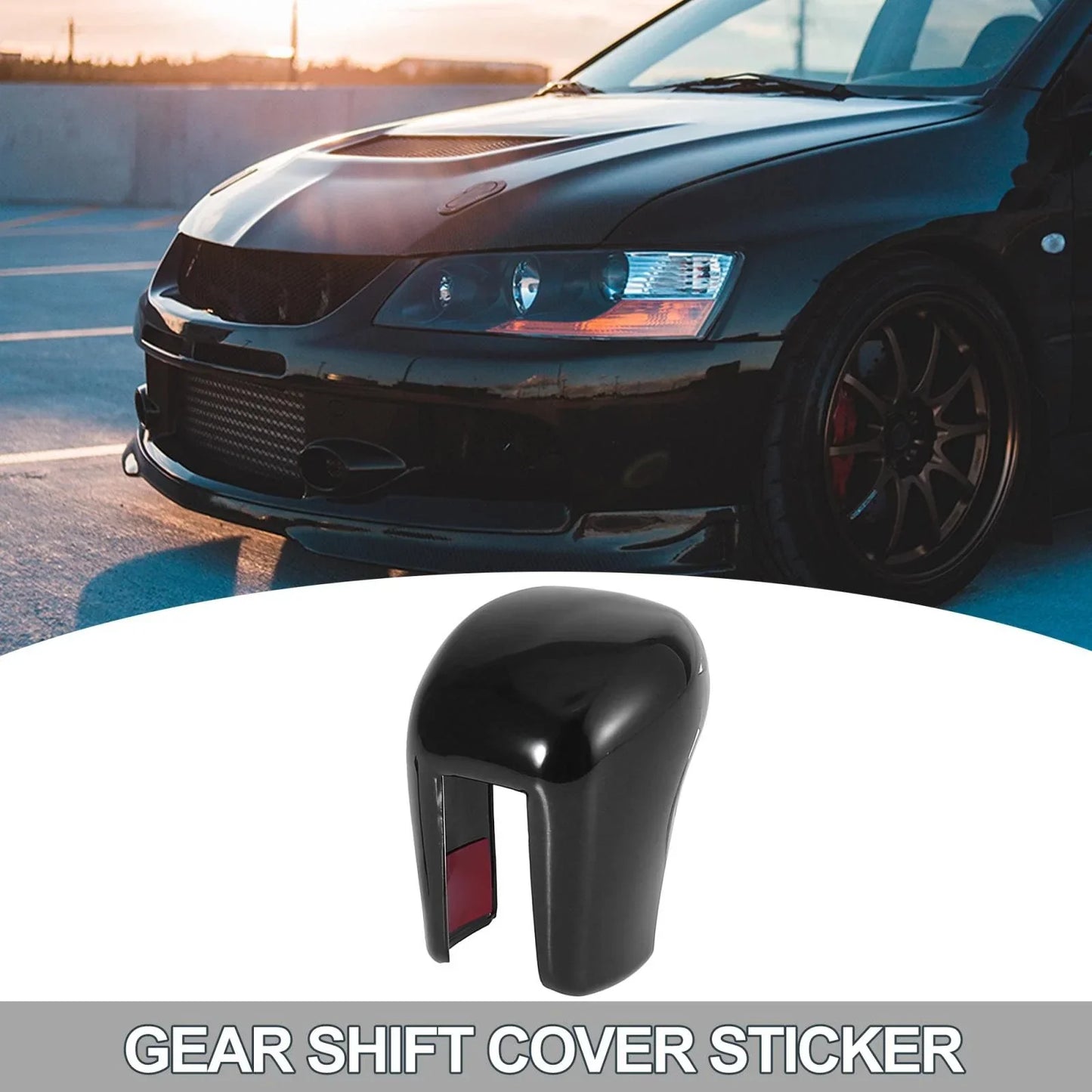 Black Gear Shifting Knob Cover for Honda Civic (2016-2021)