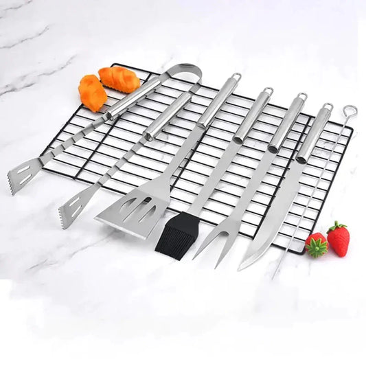 29 pcs Outdoor Barbecue Grilling Tools Set with Bag