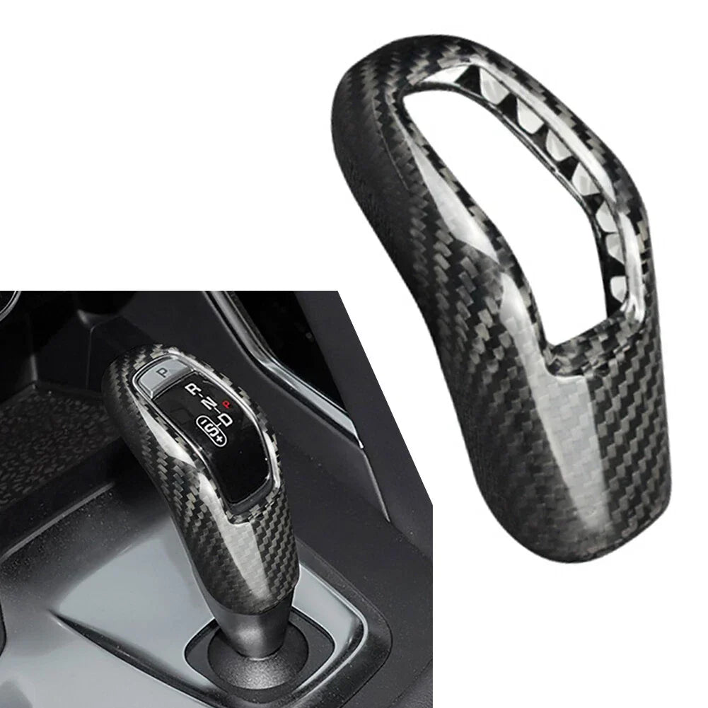 Carbon Fiber Gear Shift Knob Cover for Land Rover Range Rover Sport (2014-2017)